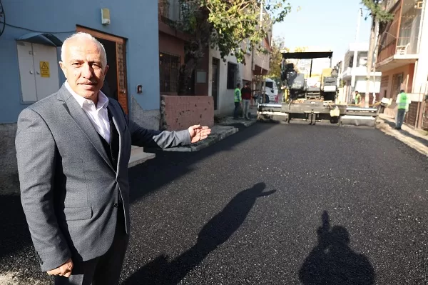 Akdeniz Belediyesi Fen İşleri Müdürlüğü ekipleri, Kürkçü Mahallesi’ne kurulan ve