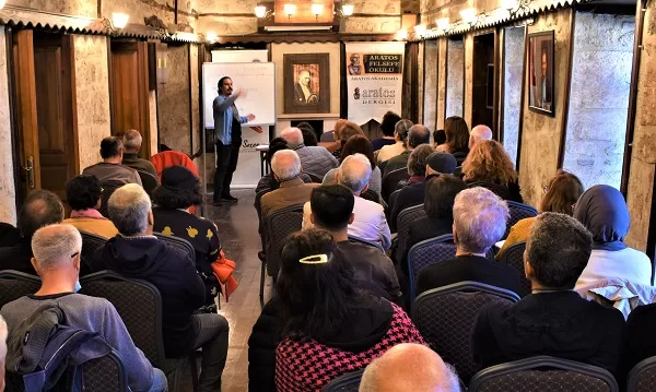 Aratos Felsefe Okulu 2023-2024 12. dönemin ilk ders yapıldı. Tarsus’ta