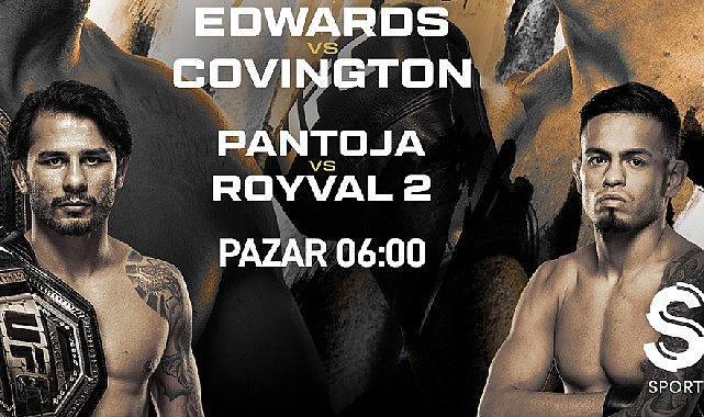 Dövüş sporlarının dünyadaki bir numaralı organizasyonu UFC’de Edwards & Covington kemer