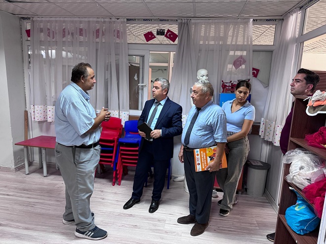 Aile ve Sosyal Hizmetler İl Müdürü Naci Yılmaz’dan anlamlı ziyaret: