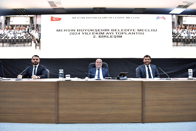 Mersin Büyükşehir Belediye Meclisi’nin 2024 Yılı Ekim Ayı Olağan Toplantısı’nın