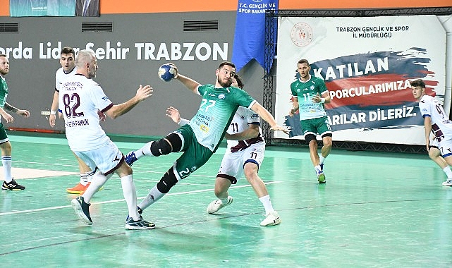 Nilüfer Belediyespor Erkek Hentbol Takımı, Trabzon Büyükşehir Belediyespor deplasmanında 40-35