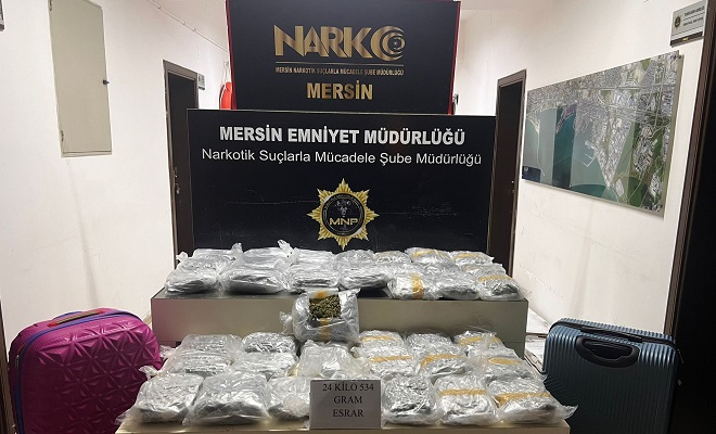 33 Kilo Esrar Ele Geçirildi
