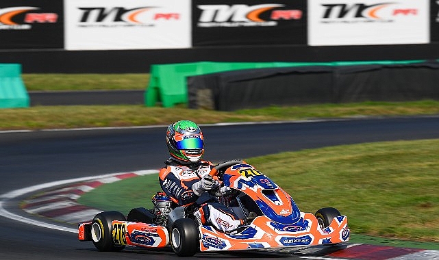 Dünyanın en eski karting yarışlarından Industrie Kupası’nda podyuma çıkan ilk