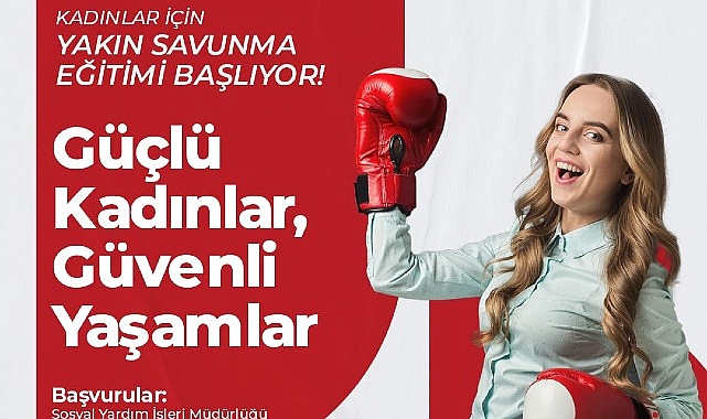 Kadına yönelik şiddet vakalarının artmasıyla birlikte Bayraklı Belediyesi, kadınların kendilerini