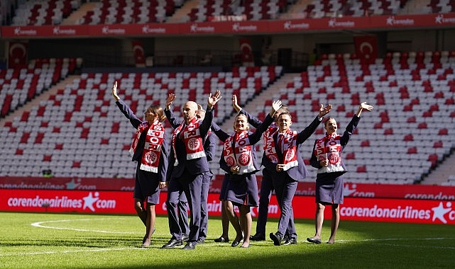 Antalyaspor Stadyumu’nun isim sponsoru Corendon Airlines,  Trendyol Süper Ligi Şamil