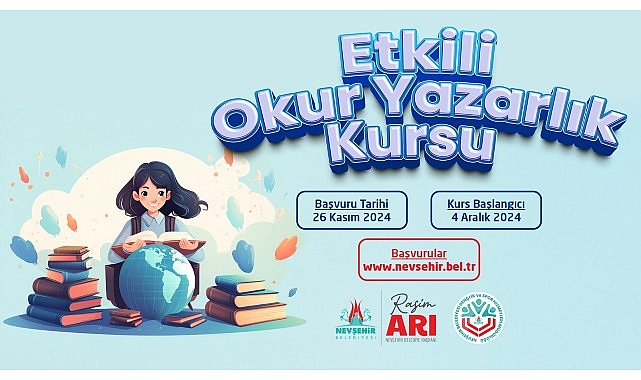 Nevşehir Belediyesi Gençlik ve Spor Hizmetleri Müdürlüğü bünyesinde "Etkili Okur Yazarlık
