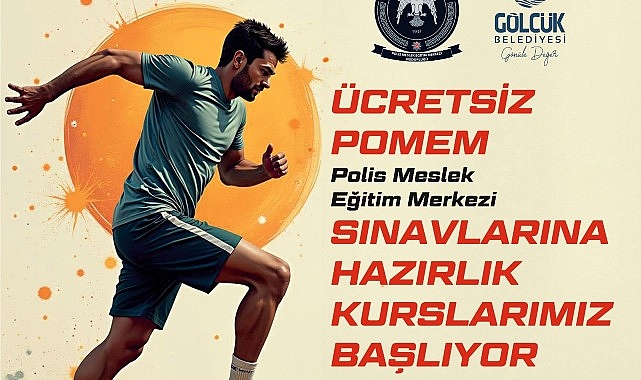 Gölcük Belediyesi’nin gençlere yönelik hizmetlerinden biri olan ücretsiz Polis Meslek