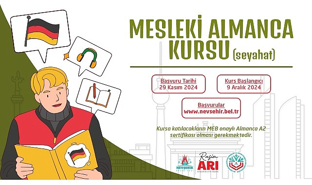 Mesleki Almanca Eğitim Programları kursiyerlerin ikinci bir dil olarak konuşma becerilerini