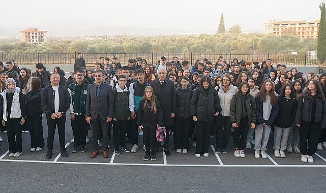 Kemalpaşa Belediye Başkanı Mehmet Türkmen’in oğlunun anısına yaptırıp bağışladığı 22