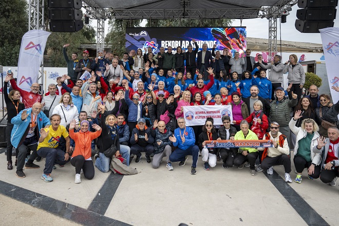Mersin Büyükşehir Belediyesi tarafından ‘Rekorlar Şehrinde Rekorlara Koşuyoruz’ sloganıyla bu
