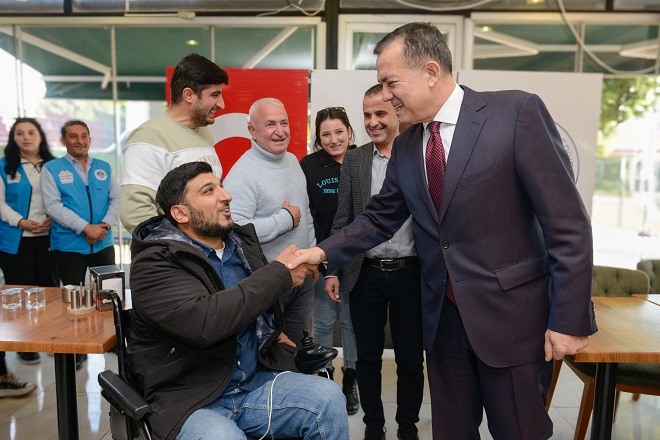 Yenişehir Belediye Başkanı Abdullah Özyiğit, 3 Aralık Dünya Engelliler Günü