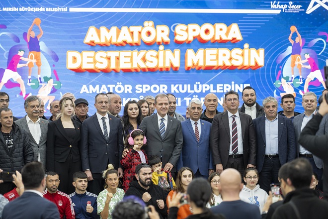 Mersin Büyükşehir Belediye Başkanı Vahap Seçer, ‘Amatör Spora Desteksin Mersin!’