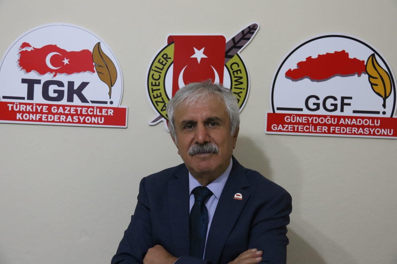 Güneydoğu Gazeteciler Federasyonu Genel Başkanı Mehmet Çelik, Mersin İnternet Gazeteciler