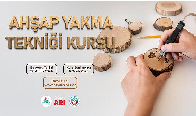 Nevşehir Belediyesi Gençlik ve Spor Hizmetleri Müdürlüğü bünyesinde "Ahşap Yakma