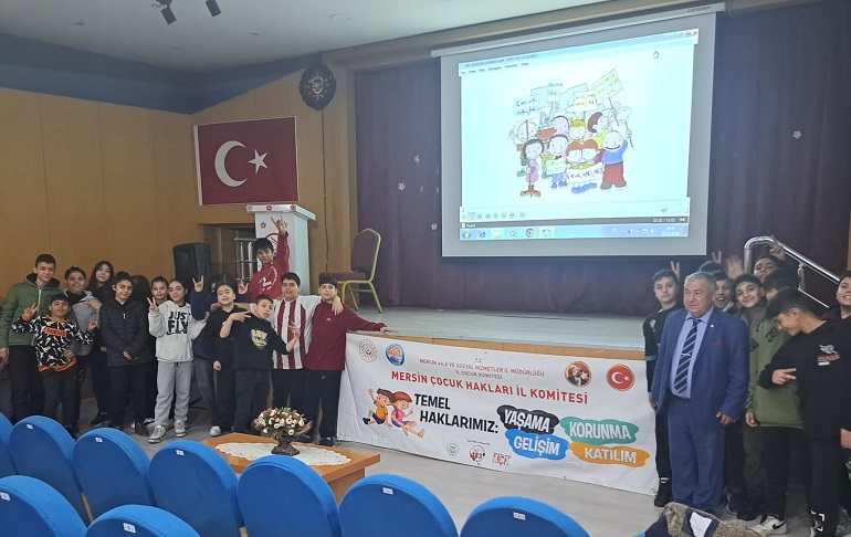 Mersin Aile ve Sosyal Hizmetler İl Müdürlüğüne bağlı Çocuk Hakları