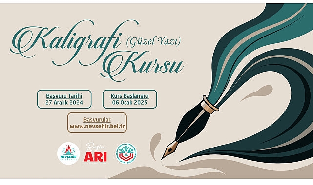 Nevşehir Belediyesi Gençlik ve Spor Hizmetleri Müdürlüğü KAPEM bünyesinde "Kaligrafi