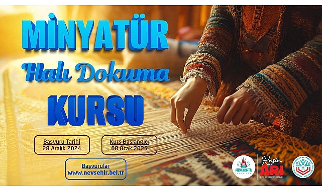 Nevşehir Belediyesi Gençlik ve Spor Hizmetleri Müdürlüğü bünyesinde "Minyatür Halı