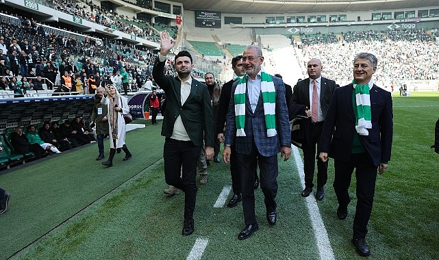  Togg, Bursaspor Matlı Stadyumu’nda oynanan Bursaspor-Karşıyaka SK maçı öncesinde gelecek