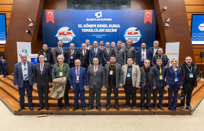 Basın İlan Kurumu Genel Kurulu’nda 2025-2027 yılları arasında görev yapacak