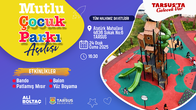 Tarsus Belediye Başkanı Ali Boltaç, kentin yaşam kalitesini artıran ve