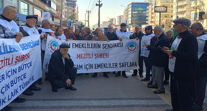 Mersin’de Tüm Emeklilerin Sendikası 2017 Mezitli Şubesi’nden sert açıklama: “Biz,