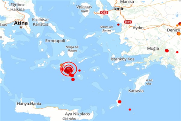 Akdeniz’de 4.0 büyüklüğünde deprem meydana geldi. Boğaziçi Üniversitesi Kandilli Rasathanesi