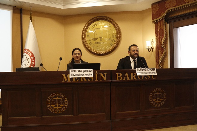 Mersin Barosu Kişisel Verilerin Korunması Kanunu Komisyonu tarafından avukatlara yönelik