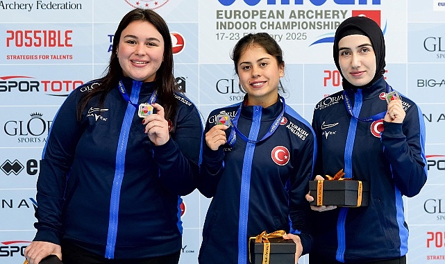 Samsun'da gerçekleşen Avrupa Salon Okçuluk Şampiyonası'nda Muğla Büyükşehir Belediyesi sporcusu