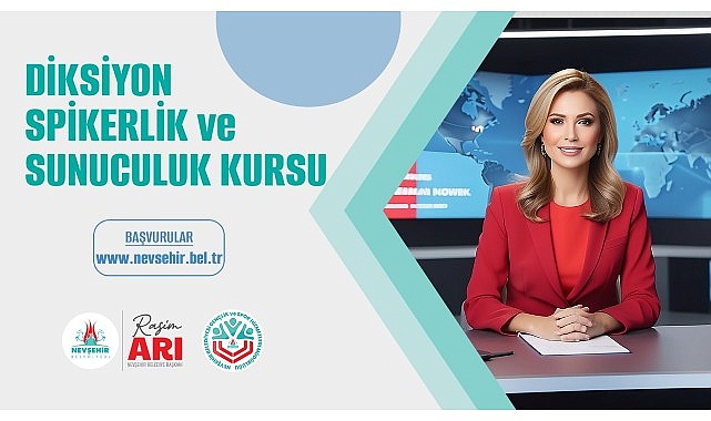 Nevşehir Belediyesi Gençlik ve Spor Hizmetleri Müdürlüğü bünyesinde "Diksiyon, Spikerlik