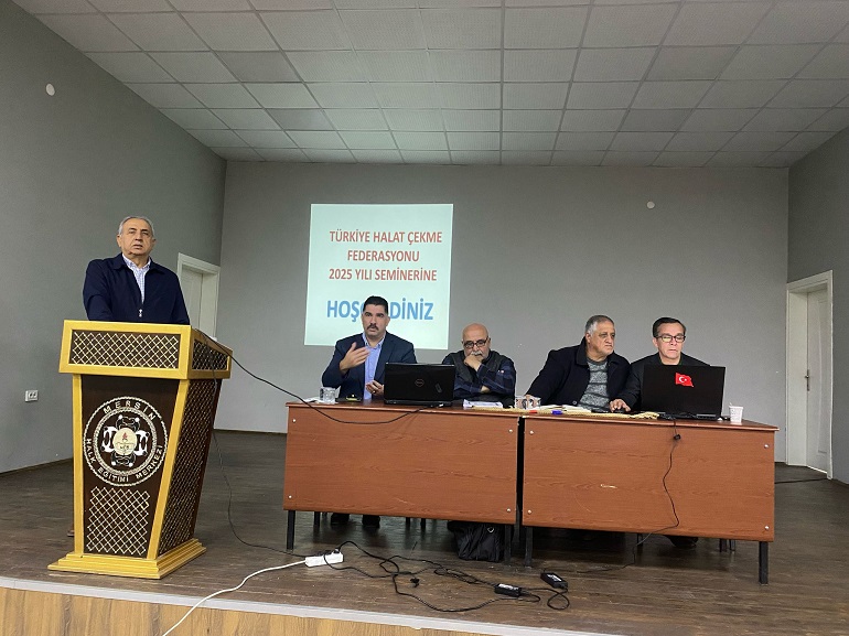 Türkiye Halat Çekme Federasyonu, Mersin Halk Eğitim Merkezi toplantı salonunda