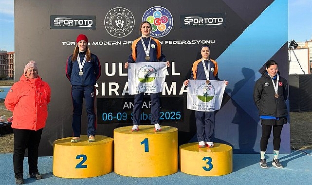 Osmangazi Belediyespor Kulübü sporcuları Eda Özrodop ve Nilsu Mutlu, Ankara’da