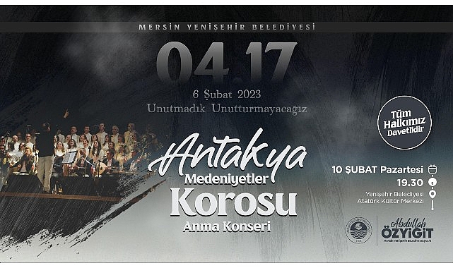 Mersin Yenişehir Belediyesi, 6 Şubat 2023 tarihinde yaşanan deprem felaketinin
