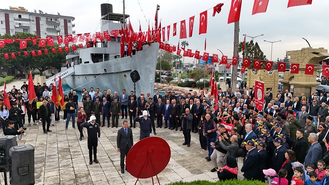 Tarsus Belediye Başkanı Ali Boltaç, 18 Mart Şehitleri Anma Günü