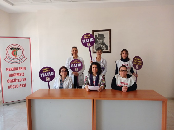 Mersin Tabip Odası Kadın Hekimlik ve Kadın Sağlığı Komisyonu, kadınların