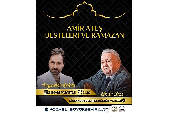 Büyükşehir Belediyesi, “Amir Ateş Besteleri ve Ramazan” dinletisi ile gönüllerin