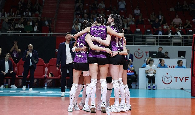 2025 CEV Şampiyonlar Ligi çeyrek final rövanş karşılaşmasında Vero Volley