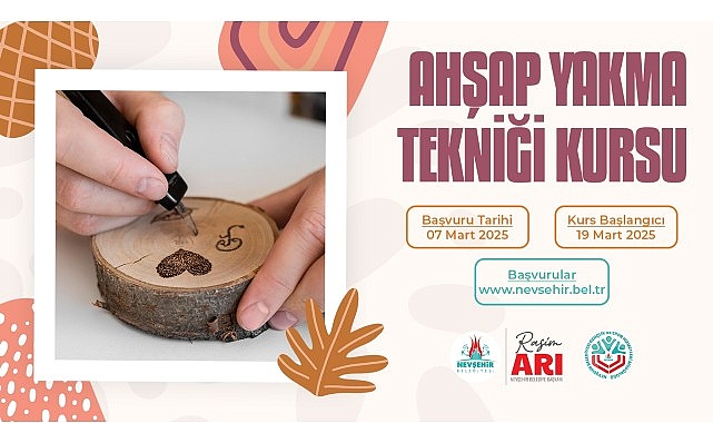 KAPEM’de Ahşap Yakma Tekniği Kursu    Nevşehir Belediyesi