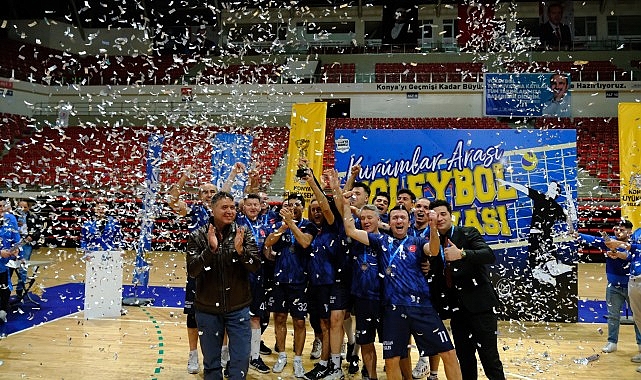 Konya Büyükşehir Belediyesi tarafından şehirdeki kurumlara yönelik Kurumlar Arası Voleybol