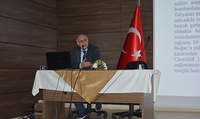 EÜ’de “18 Mart 1915 İtilaf Donanması’nın Kara Günü” konferansı düzenlendi