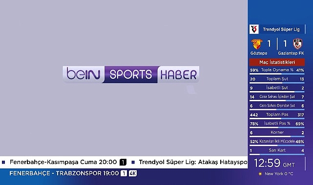 Türkiye’nin spor ekranı beIN SPORTS, yepyeni görüntüsüyle sporseverlerle buluştu.