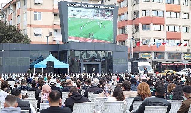 Büyükşehir, Kocaelispor’un Bandırmaspor ile karşılaştığı ve şampiyonluk yolunda hayati önem