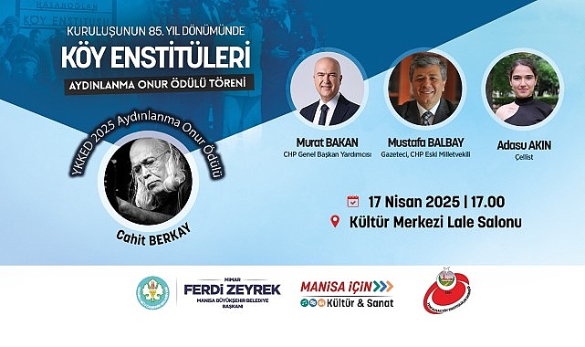 Türkiye’de aydınlanmanın önemli kurumlarından Köy Enstitüleri’nin kuruluşunun 85.