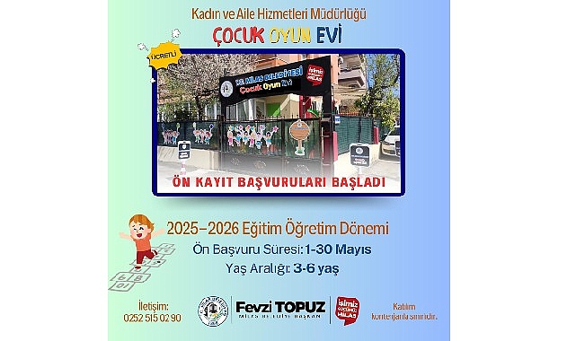 Milas Belediyesi bünyesinde faaliyetlerini gerçekleştiren ve çocuklara eğlenerek öğrenme imkanı