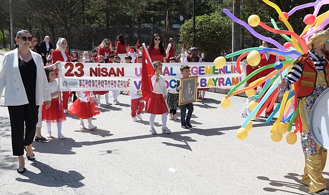 Kahramankazan Belediyesi Kreş ve Gündüz Bakımevi’nin minik öğrencileri, 23 Nisan
