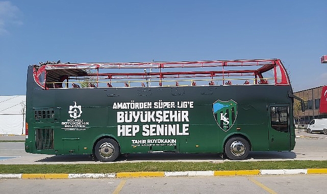 Kocaeli Büyükşehir Belediyesi, Süper Lig’e yükselen Kocaelispor’un bu akşam İzmit
