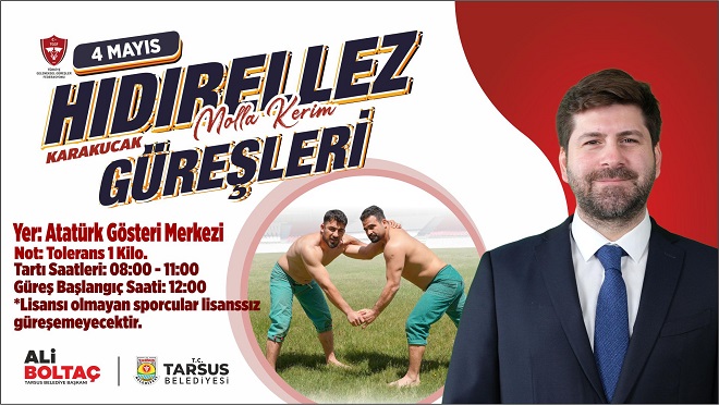 Tarsus Belediyesi tarafından geleneksel sporları yaşatmak ve genç nesillere aktarmak