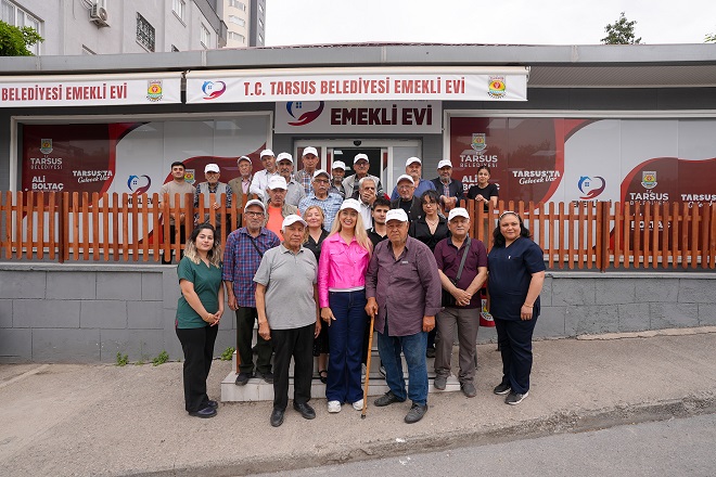 TARSUS BELEDİYESİ EMEKLİ EVİ’NE BÜYÜK İLGİ