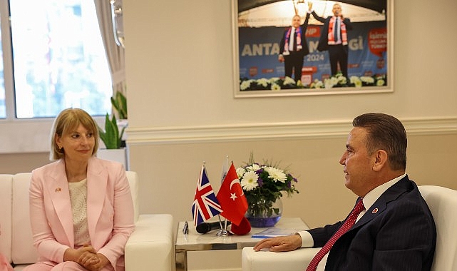 Birleşik Krallık Türkiye Büyükelçisi Jill Morris ve beraberindeki heyet, Antalya
