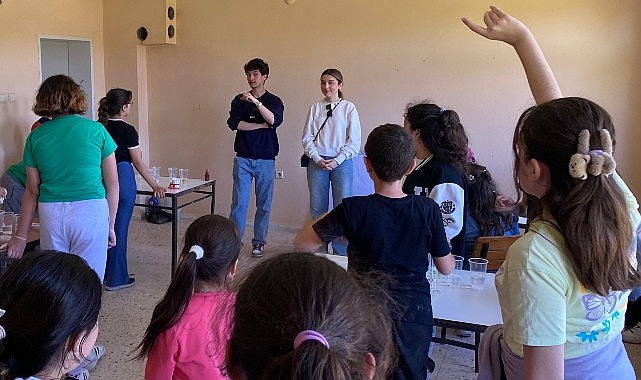İstanbul Bilgi Üniversitesi, “Çocuklar İçin Bilim” projesi kapsamında Çanakkale’nin Ayvacık